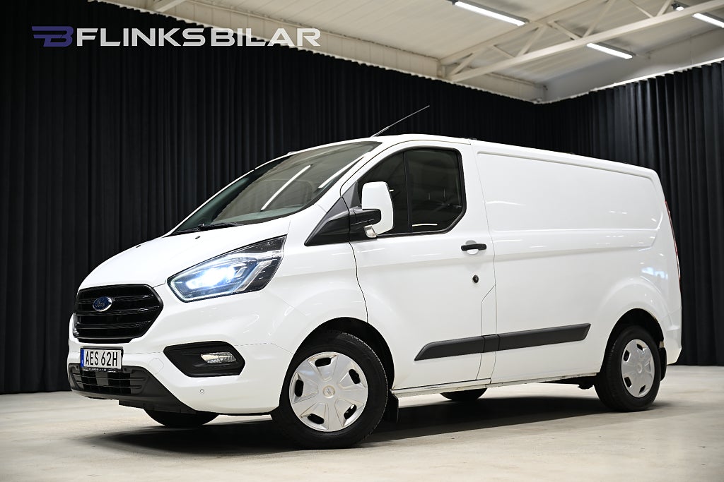 Ford transit Custom 130HK Automat|Inredd|Drag|Värmare|M/K-Värm|Moms
