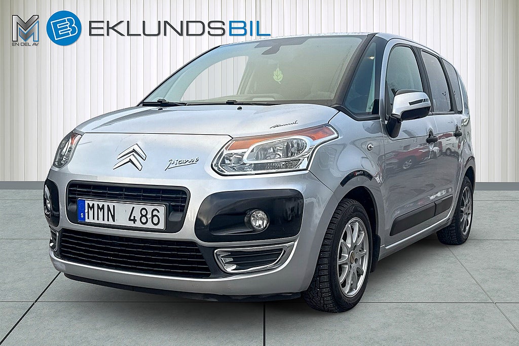 Citroën C3 Picasso 1.4 VTi 95hk Dragkrok Värmare Farthållare Nyservad
