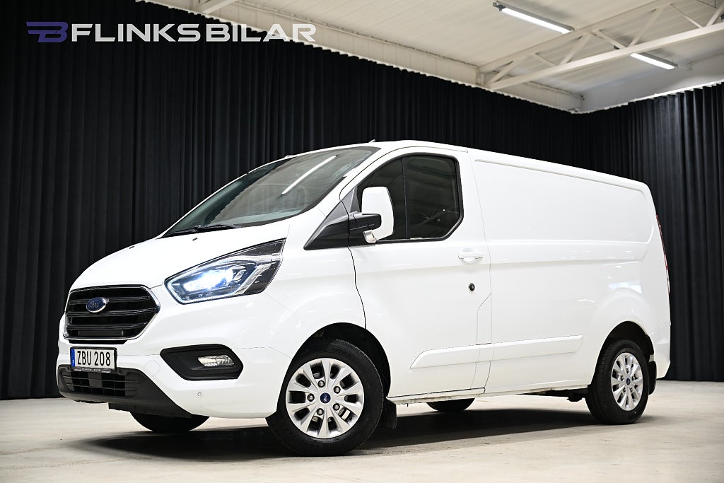 Ford transit Custom 130HK Automat|Nedlackad|LED|Inredning|NyKamrem