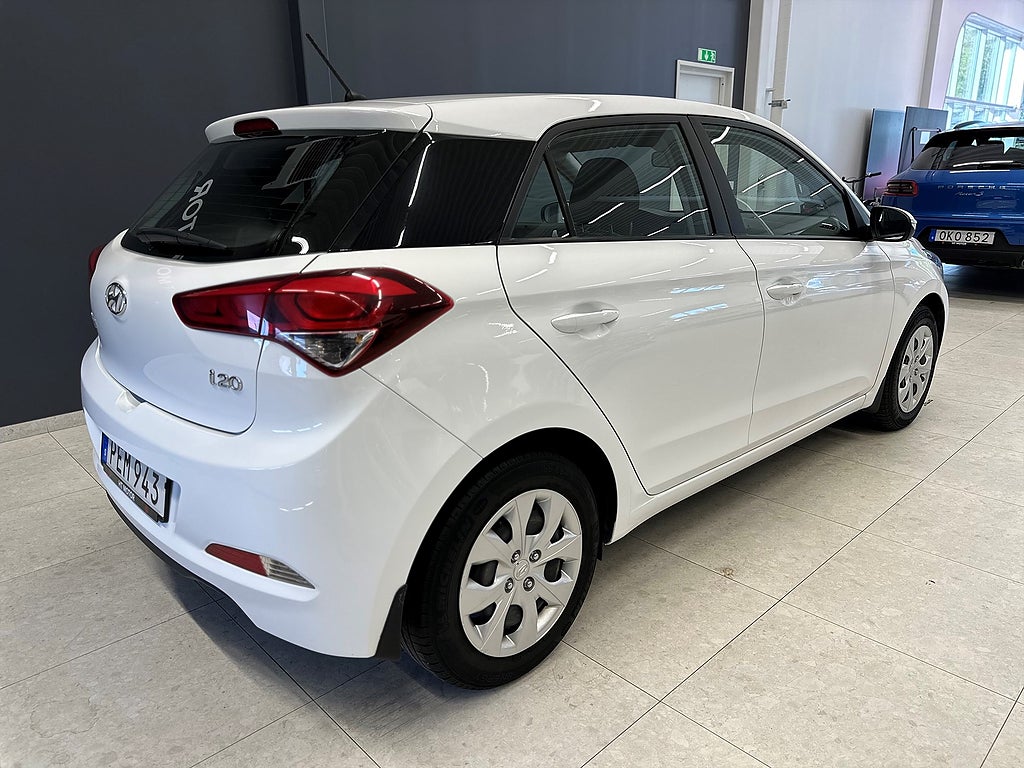 Hyundai i20 Comfort 1.2 Manuell, 84hk/Ratt Värme/LED RAMP