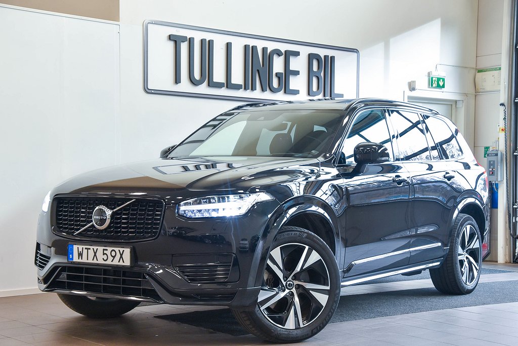 Volvo XC90 Recharge T8 II 456HK R-Design 7-Sits Pano H&K HuD