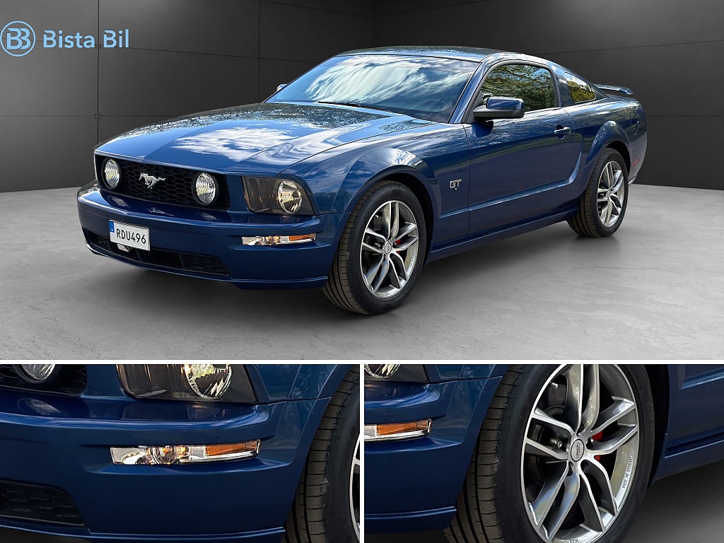 Ford Mustang GT 4.6 V8 COUPÉ / LÅGMIL / EJ SALVAGE / 304Hk SE SKICK