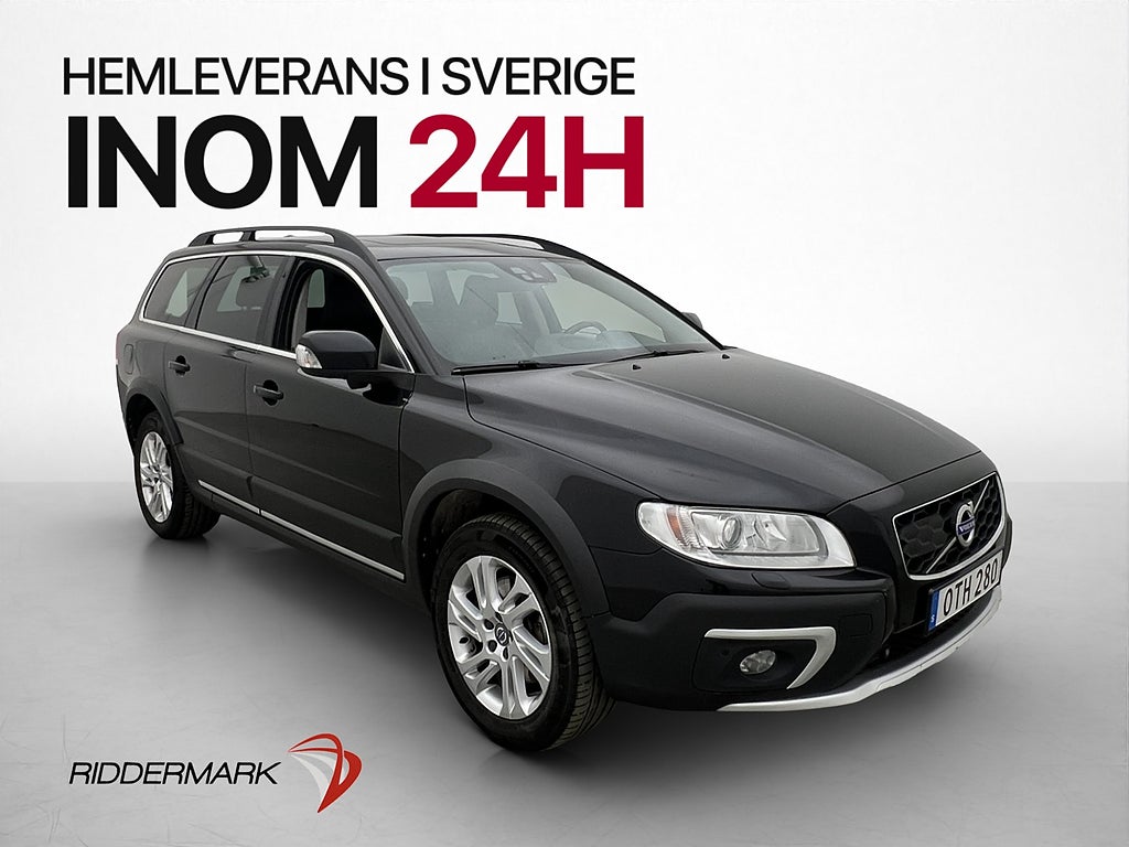Volvo XC70 D5 AWD Summum Taklucka VOC Värm Skinn Navi Drag