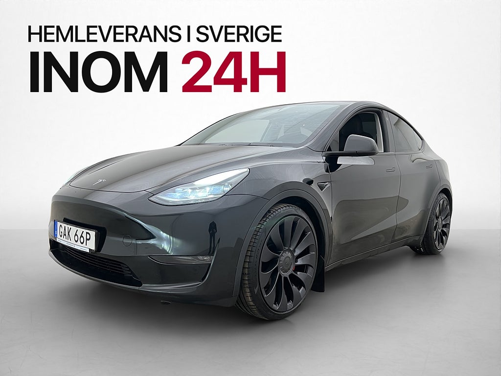 Tesla Model Y Performance 534hk AWD Autopilot MOMS Drag