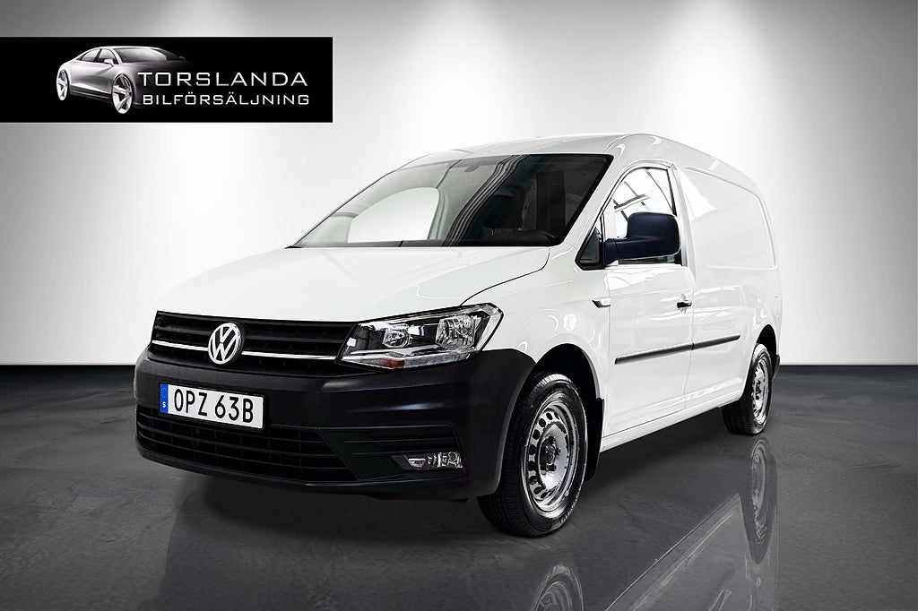 Volkswagen Caddy Maxi 2.0 TDI 102 | Leasbar | Dubbdäck | 1 ägare | Krok