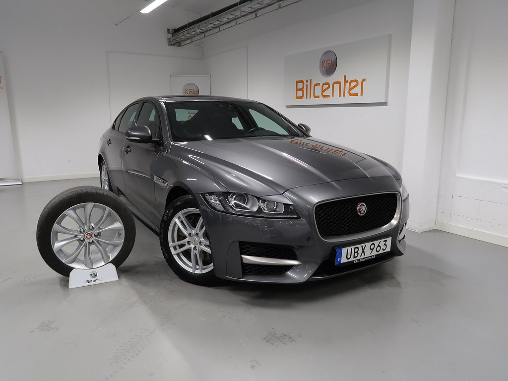 Jaguar XF *3,99% RÄNTA* 20t R-Sport V-Däck ingår Meridian-Värmare-Kamera-N