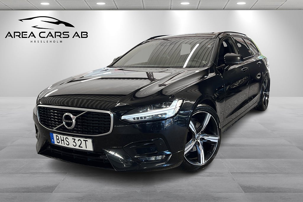 Volvo V90 D4 AWD  190hk R-Design/Drag/Värmare/VoC