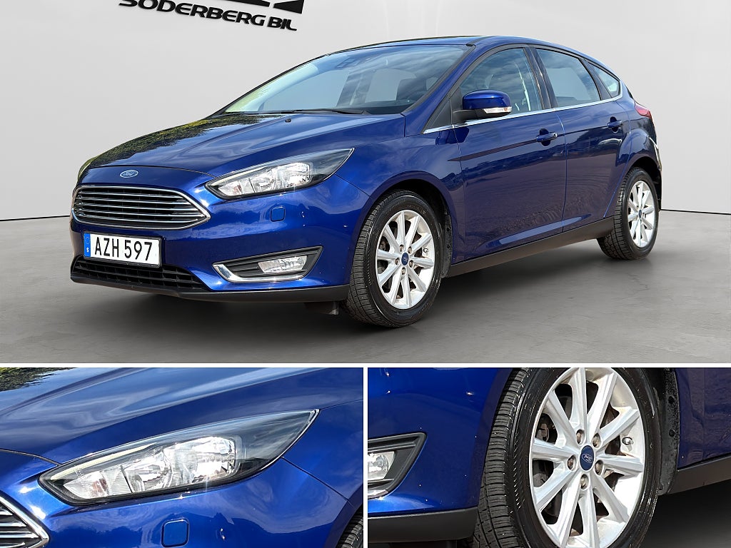 Ford Focus 1.0 EcoBoost 101hk Titanium, Bluetooth, Android Auto