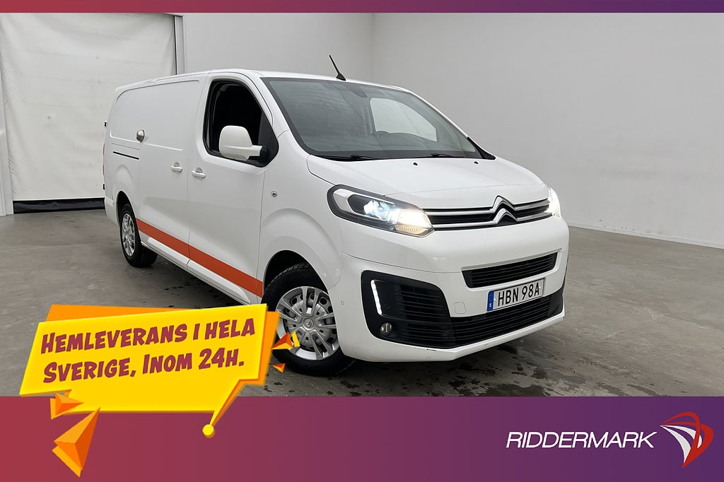 Citroën jumpy L3 Ny-Kamrem Värm Drag B-Kamera CARPLAY Moms