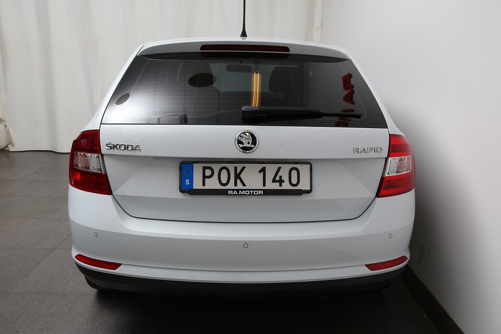 Skoda Rapid 1,2 TSI 105hk Plus Spaceback 1ägare Motorv 2015