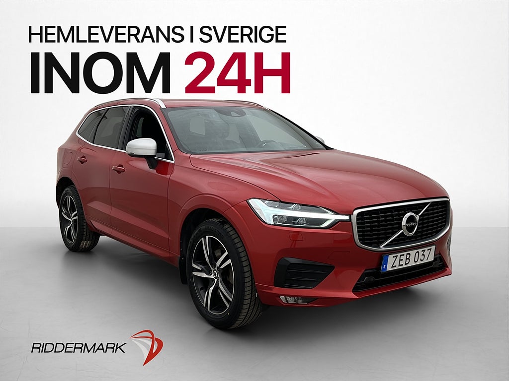 Volvo XC60 D4 AWD R-Design VOC Värmare HUD Kamera Skinn Drag