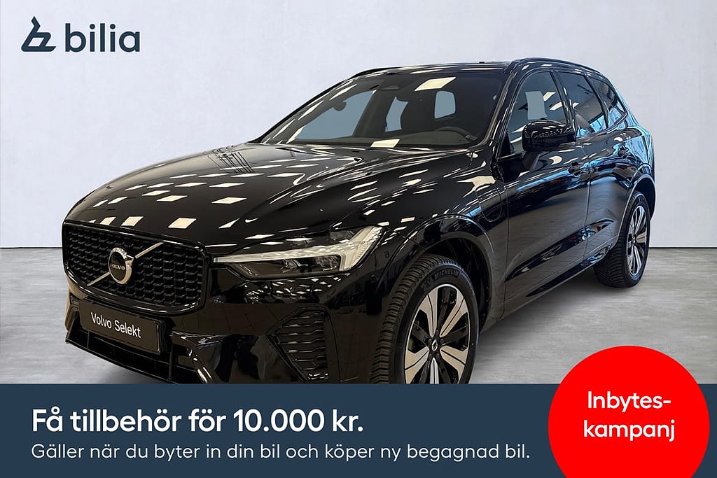 Volvo XC60 Recharge T8 II Plus Dark/Tonade rutor/Rattvärm...