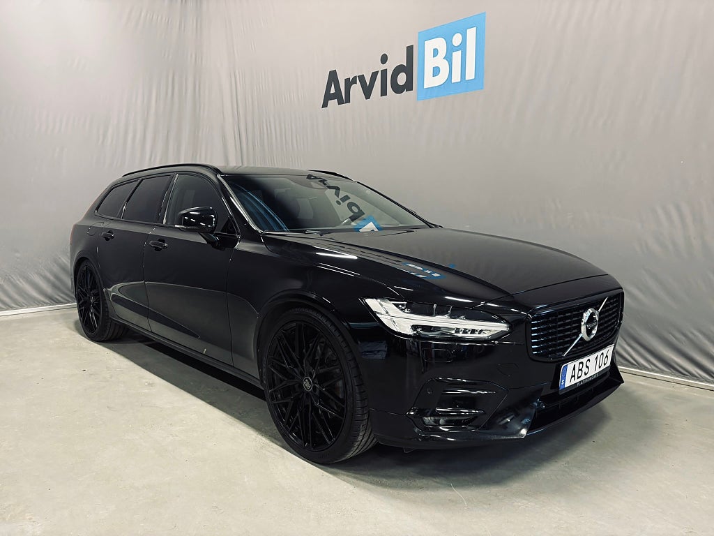 Volvo V90 D5 AWD R-Design Pano B&W 21" BLIS HUD Drag Kamera 