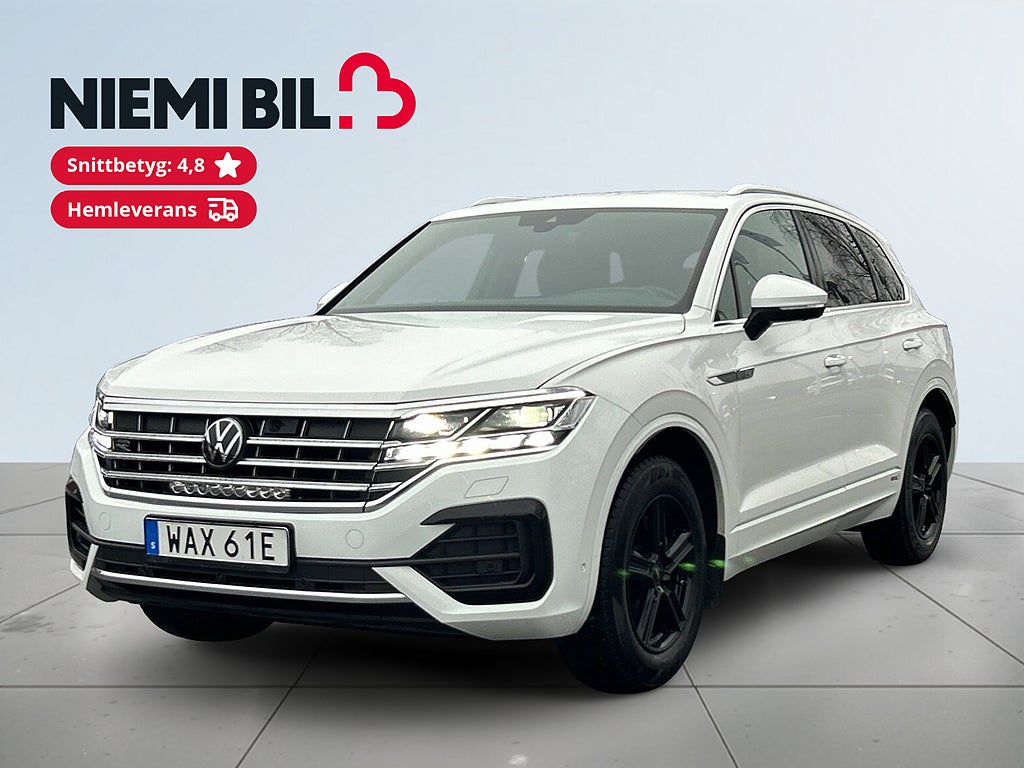 Volkswagen Touareg V6 AWD Drag/SoV-Däck/360/HuD/Värmare/Elstol/Rattvärme
