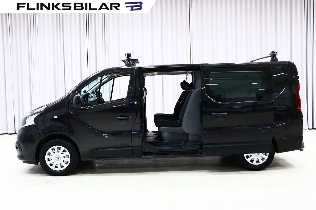 Renault trafic 125HK Dubbelhytt|6-Sits|Drag|Värmare|Leasebar