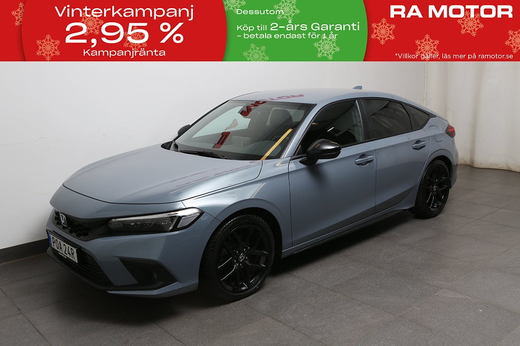 Honda Civic e:HEV e-CVT 184hk Sport Aut FULLHYBRID Dragkrok 2024