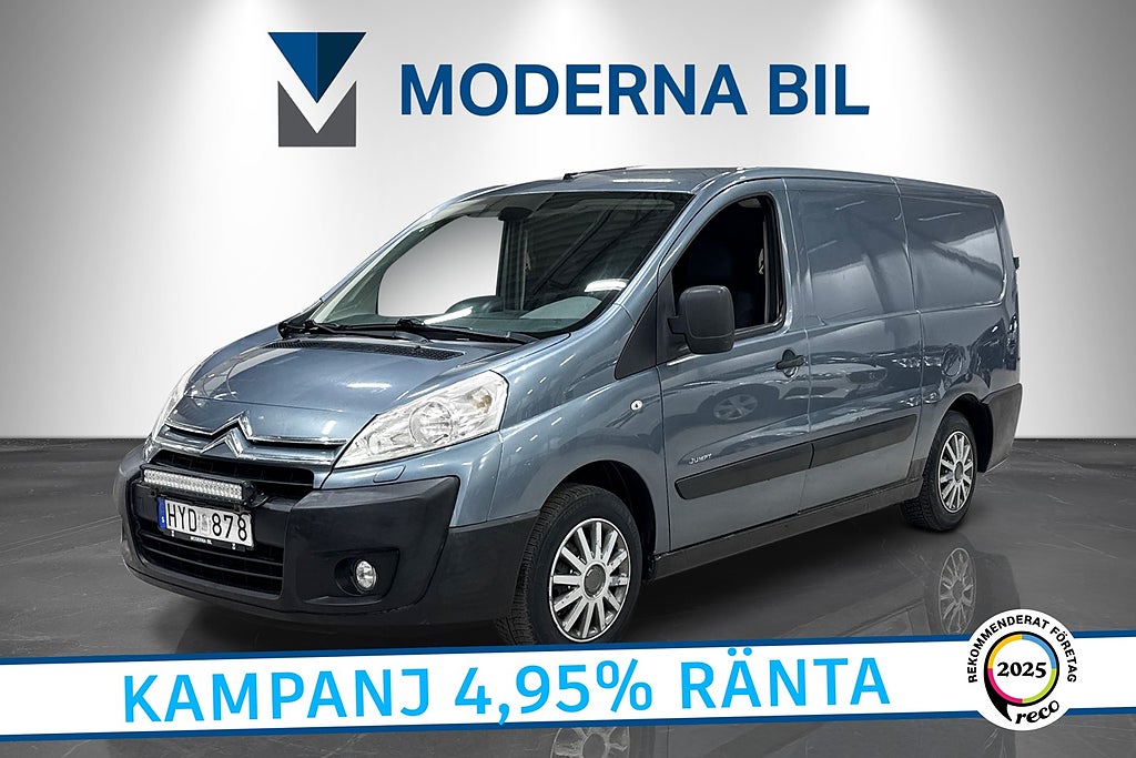Citroën Jumpy 2.0 HDi 120hk Lång Dragkrok Värmare Nybesiktad