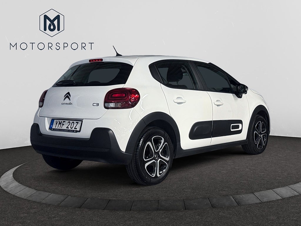 Citroën C3 1.2 PT 83hk Navigation P-Sensorer Carplay Farthållare bild 6