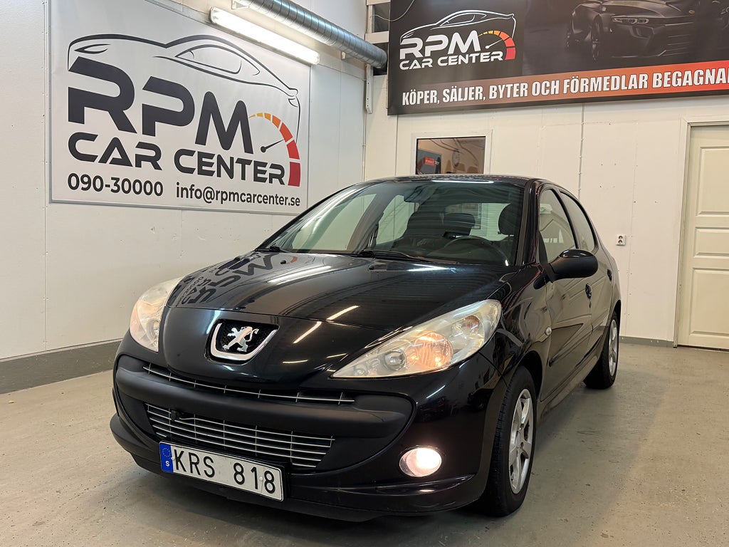 Peugeot 206 5-dörrars 1.4 Euro 5, Ny Besiktad, FullServad 