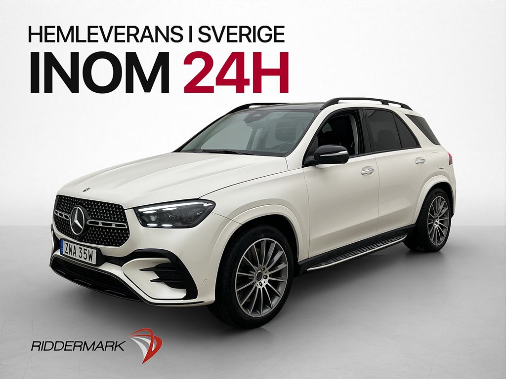 Mercedes-Benz GLE 350 de 4M AMG Line Pano Burmester Luftfjäd