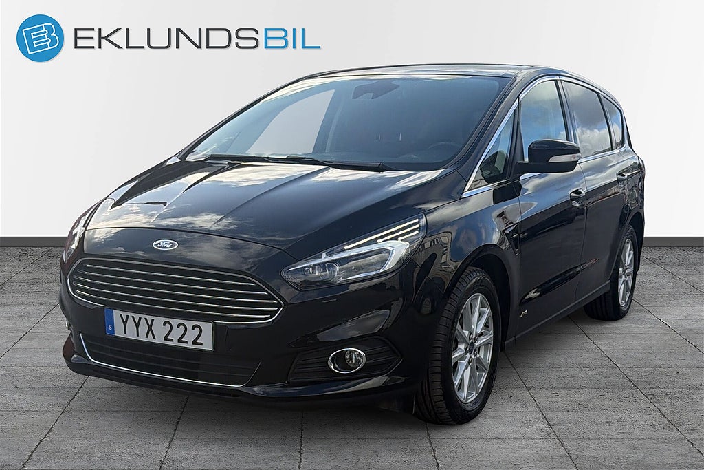 Ford S-Max 2.0 TDCi AWD Powershift Business 7-sits Värmare Carplay