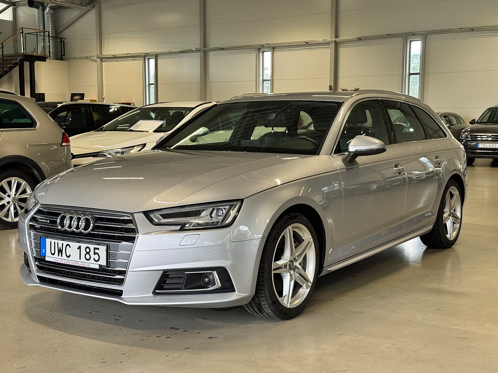 Audi A4 Avant 2.0 TDI AUT 4WD DRAG NAVI S-LINE M-VÄRME S&V HJUL