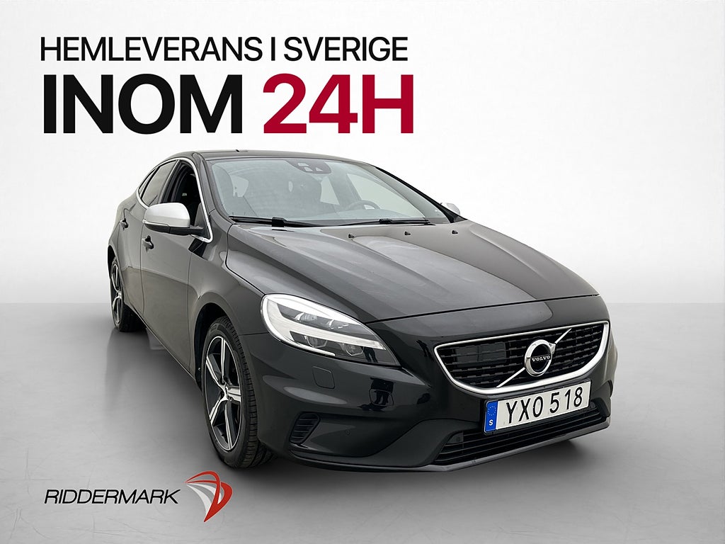 Volvo V40 D2 R-Design VOC Värmare Kamera Navi Halvskinn BLIS