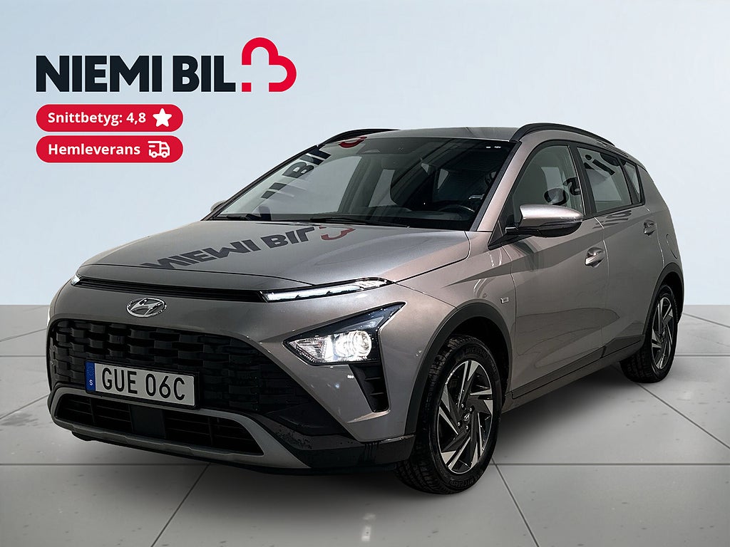 Hyundai Bayon 1.0 Rattvärme Backkamera Kamkedja CarPlay S/V-hjul