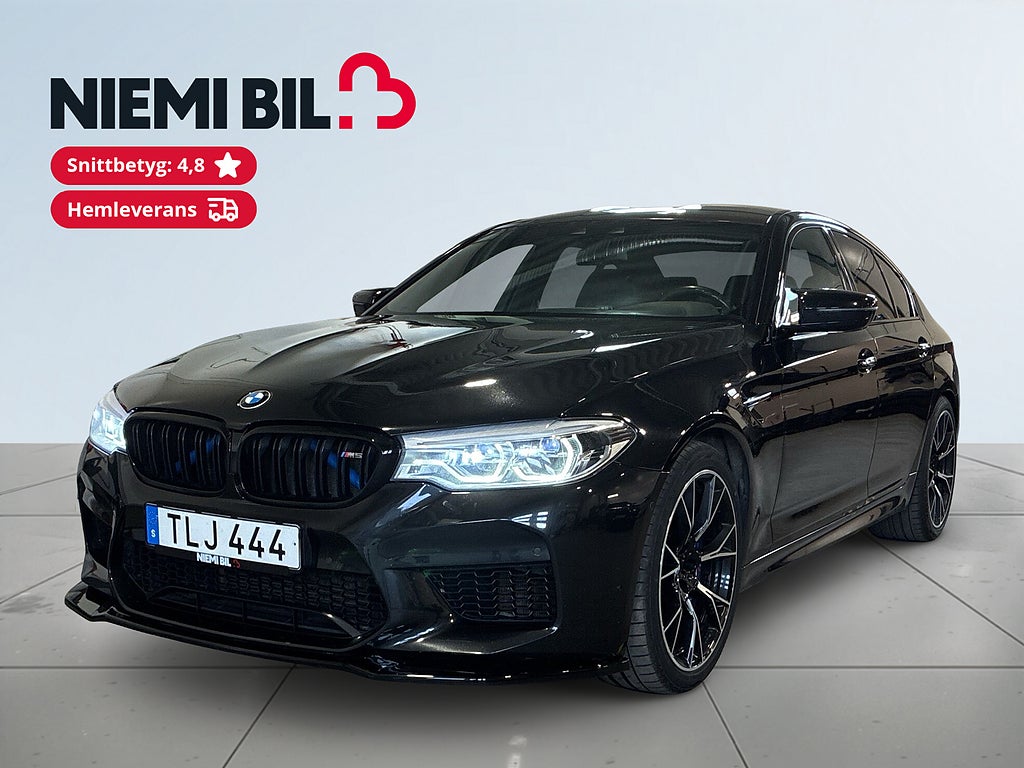 BMW M5 Aut Kamera Cockpit Skinn Psens Head up 600hk SoV-hjul