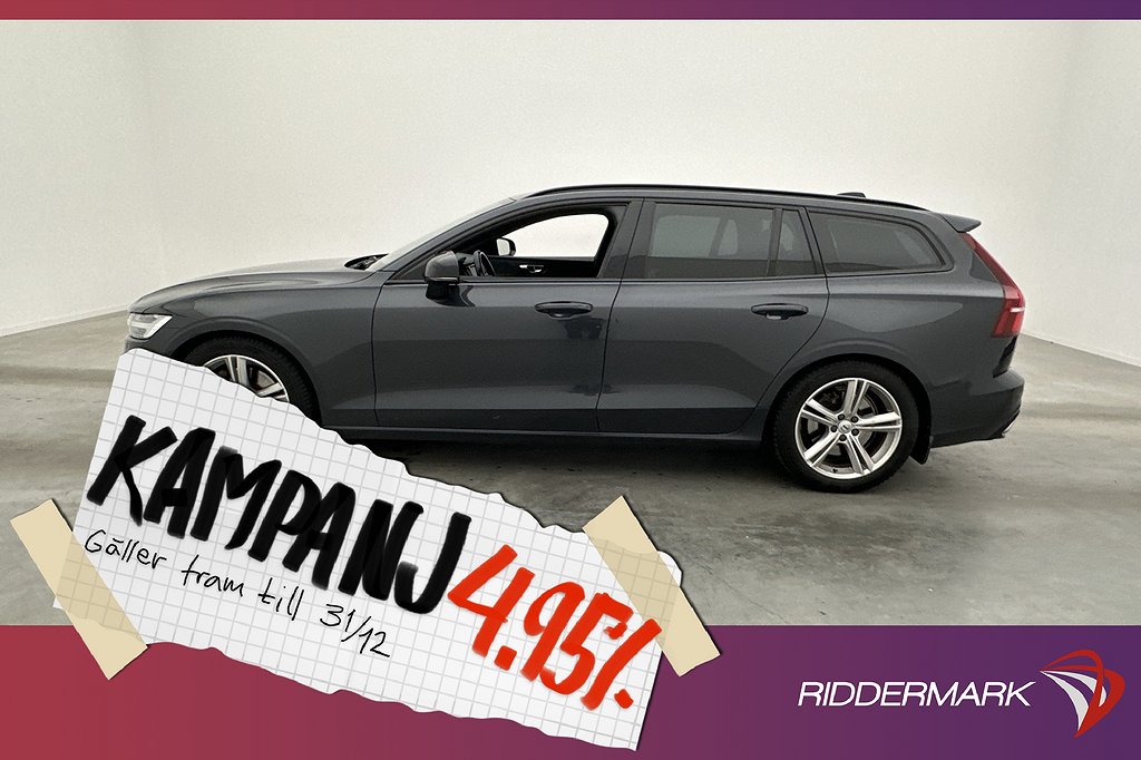 Volvo V60 T6 310hk AWD R-Design P-Värm VOC H/K 4,95% Ränta