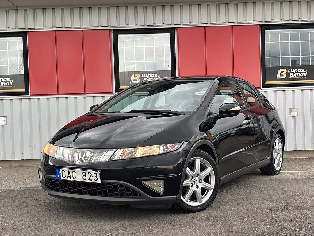 Honda Civic 5-dörrar 1.8 i-VTEC Sport Euro4/Ränta 3,45%/Ny Besiktad
