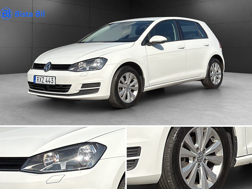 Volkswagen Golf 5-dörrar 1.2 TSI / M-VÄRME / CARPLAY / 110Hk FULLSERVAD