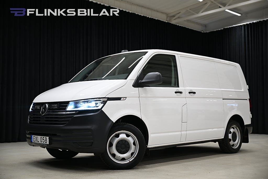 Volkswagen Transporter 4Motion DSG 150HK L2|Drag|LED|Värmare|Dubbeldörr|Moms