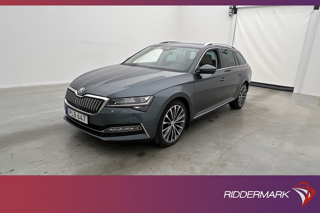 Skoda Superb iV PHEV 218hk L&K Pano Cockpit Värm Drag MOMS