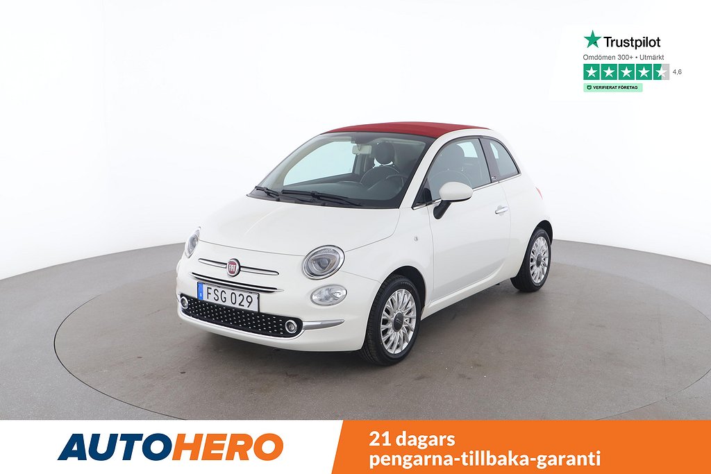 Fiat 500C 1.2 8V Lounge / PDC-Bak