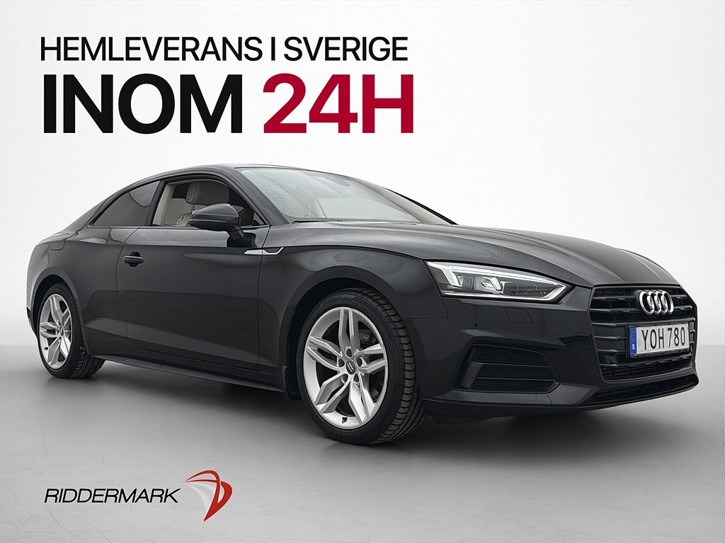 Audi A5 2.0 TFSI 190hk Design Skinn Ambient P-Sensorer LED