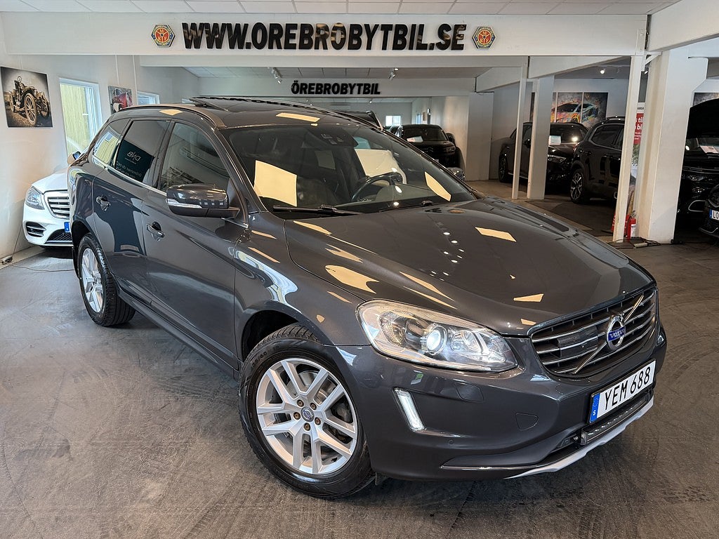 Volvo XC60 D4 AWD Aut Classic Pano Drag Gps BLIS Värmare B-kamera