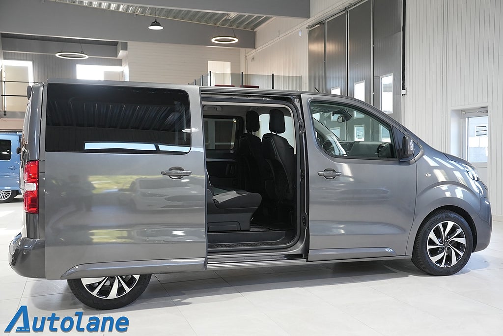 Citroën SpaceTourer 2.0 BlueHDi 180 EAT 8-Sits,360°,Pano,Drag,Värmare,HU