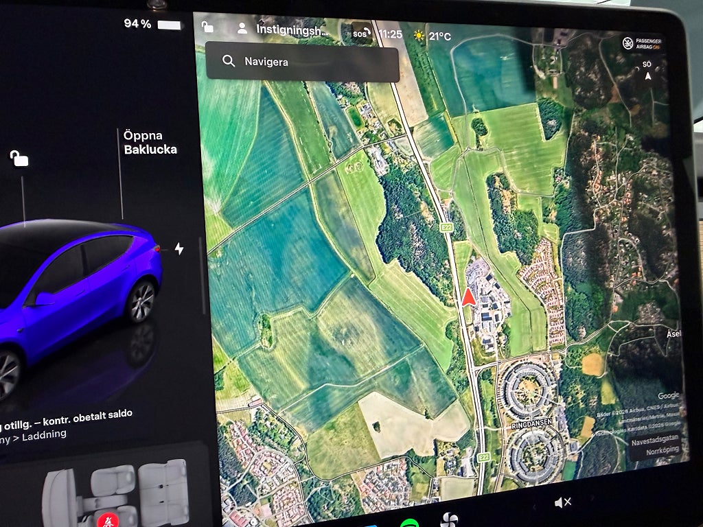Tesla Model Y Long Range AWD Glastak 514hk - bild 32
