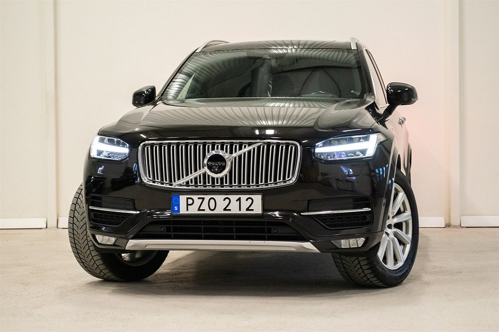 Volvo XC90 D5 AWD Inscription 7-sits Pano HuD 360° 225hk