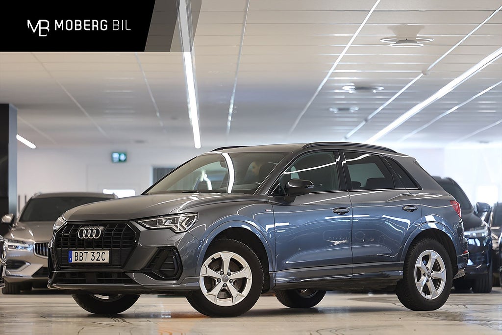 Audi Q3 45 TFSI Quattro 230hk S Line B&O Pano 360 Matrix