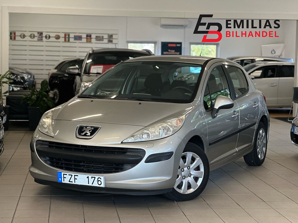 Peugeot 207 5-dörrar 1.4 Full servicehistorik Nybes 88hk