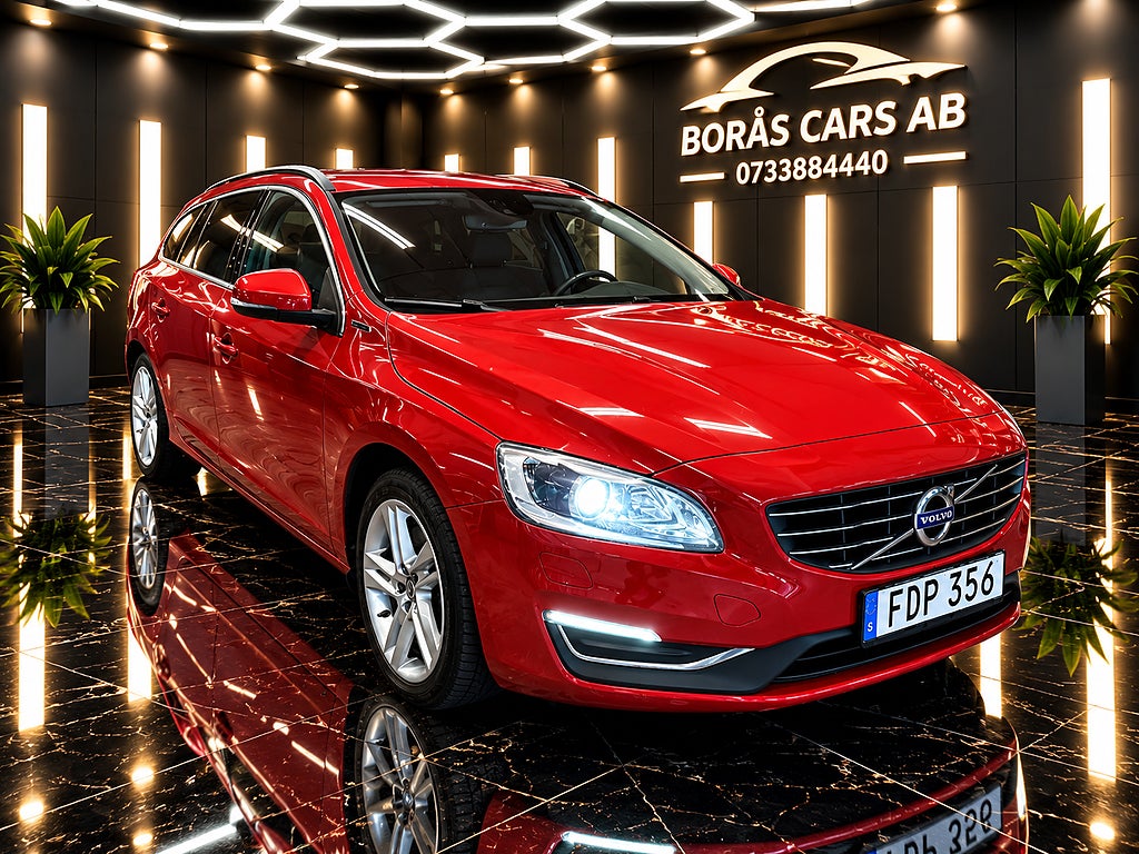 Volvo V60 D5 (163hk) Twin Engine AWD*600kr/mån*Nyservd*dragkrok