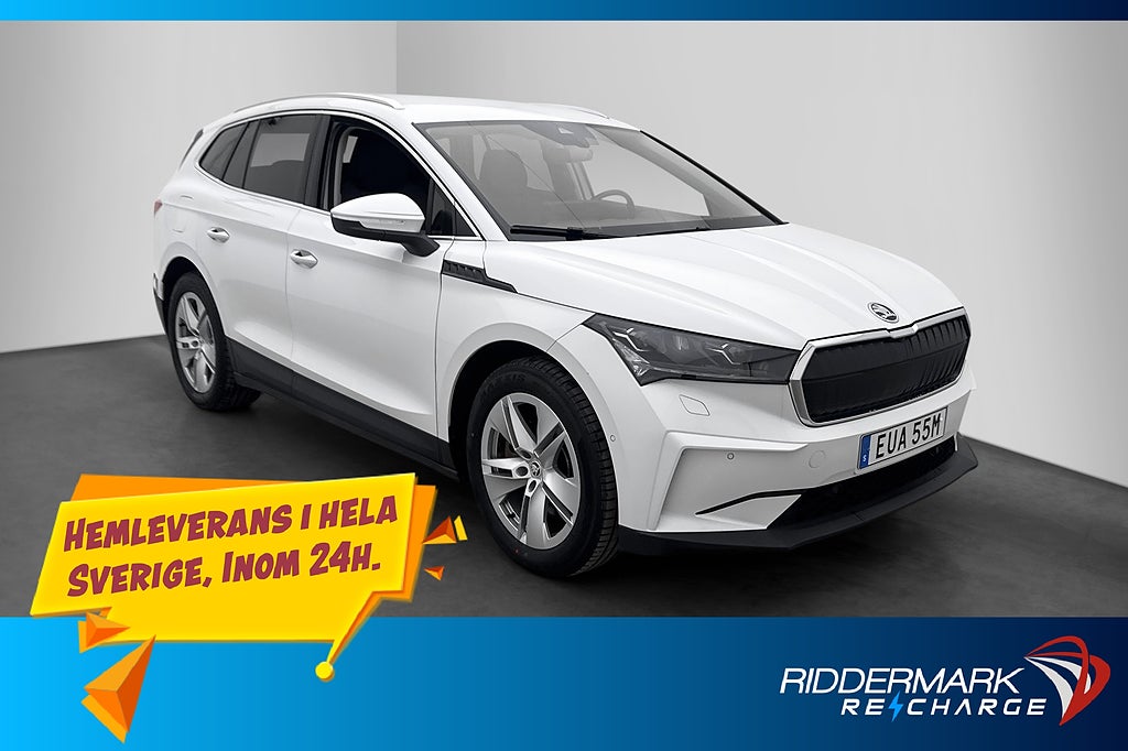 Skoda Enyaq iV 80x MOMS Värmare Drag Kamera Navi Carplay