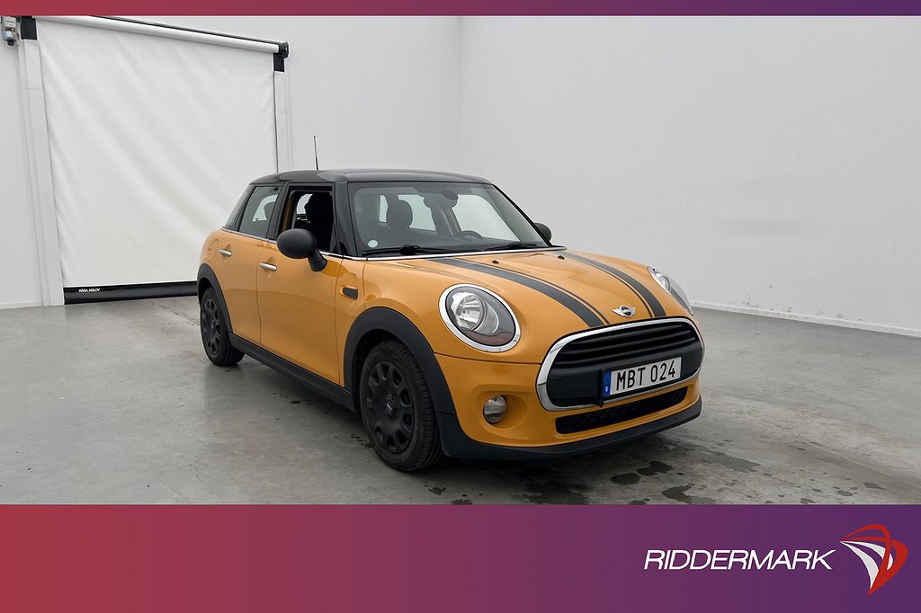 MINI One 5-dörrar 102hk Pepper Keyless Lågskatt 0,42l/Mil