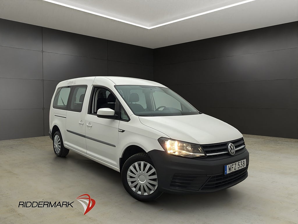 Volkswagen Caddy Maxi Life 5-Sits Dragkrok Farthållare MOMS