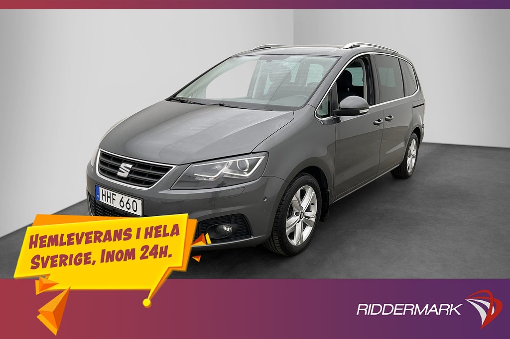Seat Alhambra 2.0 TDI 4Drive 184hk 7-Sits Värmare Drag MOMS