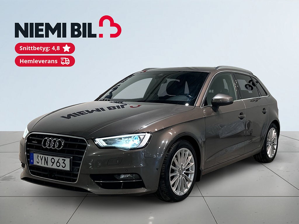 Audi A3 Sportback 2.0 TDI quattro S Tronic Pvärm kamera GPS SoV