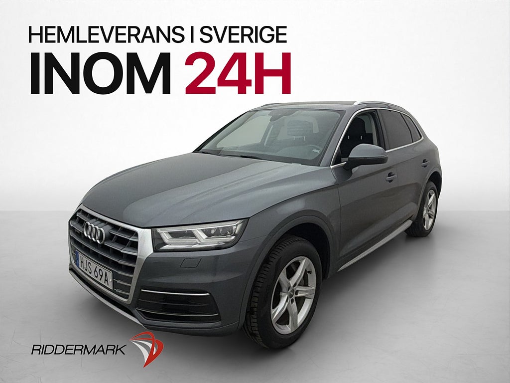 Audi Q5 40 TDI Quattro 190hk Värmare Dragkrok Navi Välservad