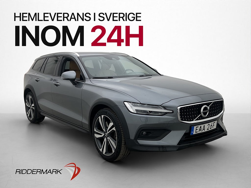 Volvo V60 Cross Country D4 AWD Värmare HuD Skinn Kamera Navi